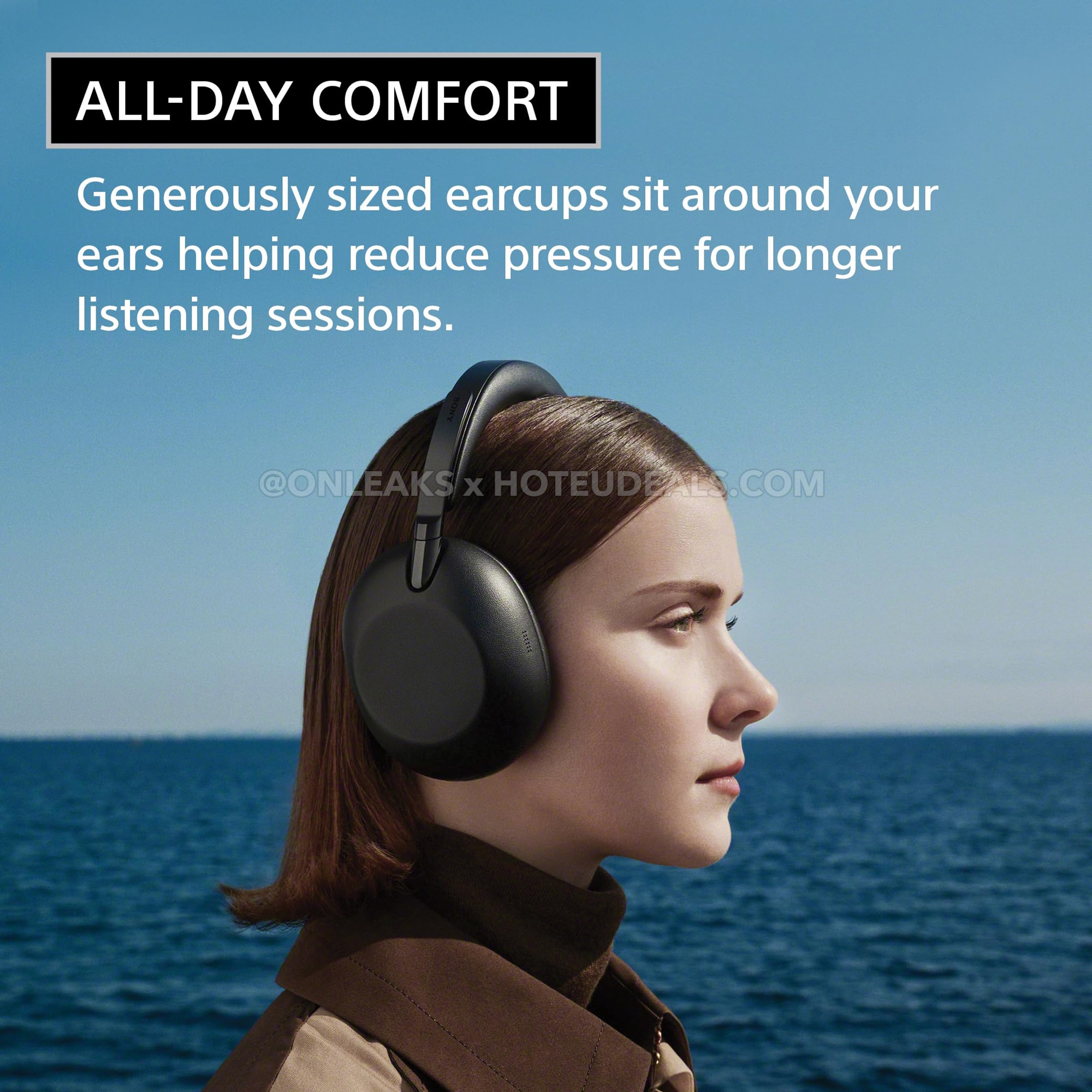 Sony 1000X The ColleXion in use &mdash; all-day comfort lifestyle shot