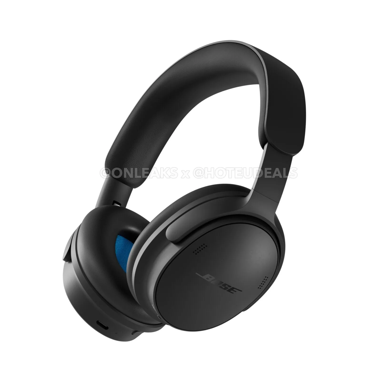 Bose QuietComfort (2nd Gen) in Black, leaked press render 1 of 9