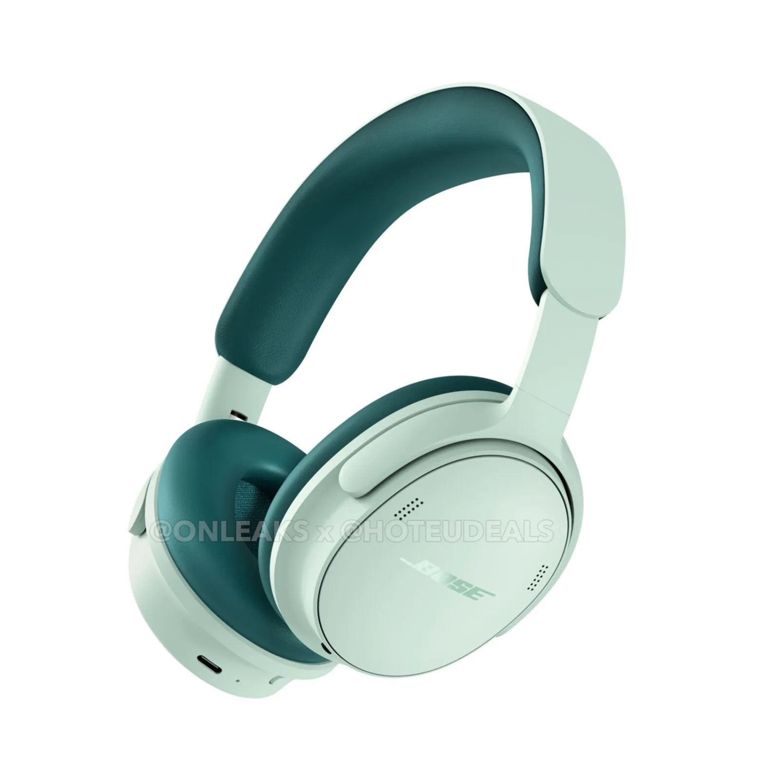 Bose QuietComfort (2nd Gen) in DewDrop Mint, leaked press render 1 of 8
