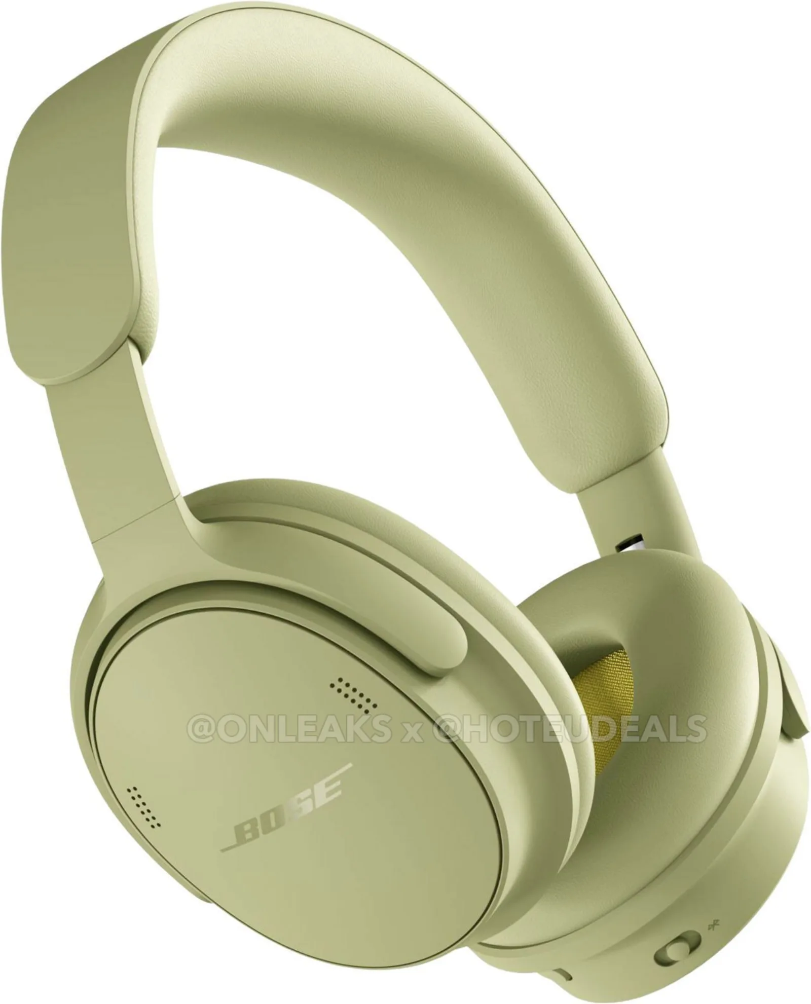 Bose QuietComfort (2nd Gen) in Eucalyptus Green, leaked press render 2 of 7