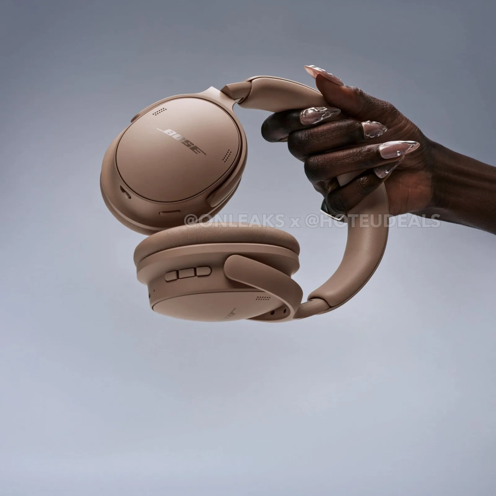 Bose QuietComfort (2nd Gen) in Hazelnut Taupe, leaked press render 7 of 7
