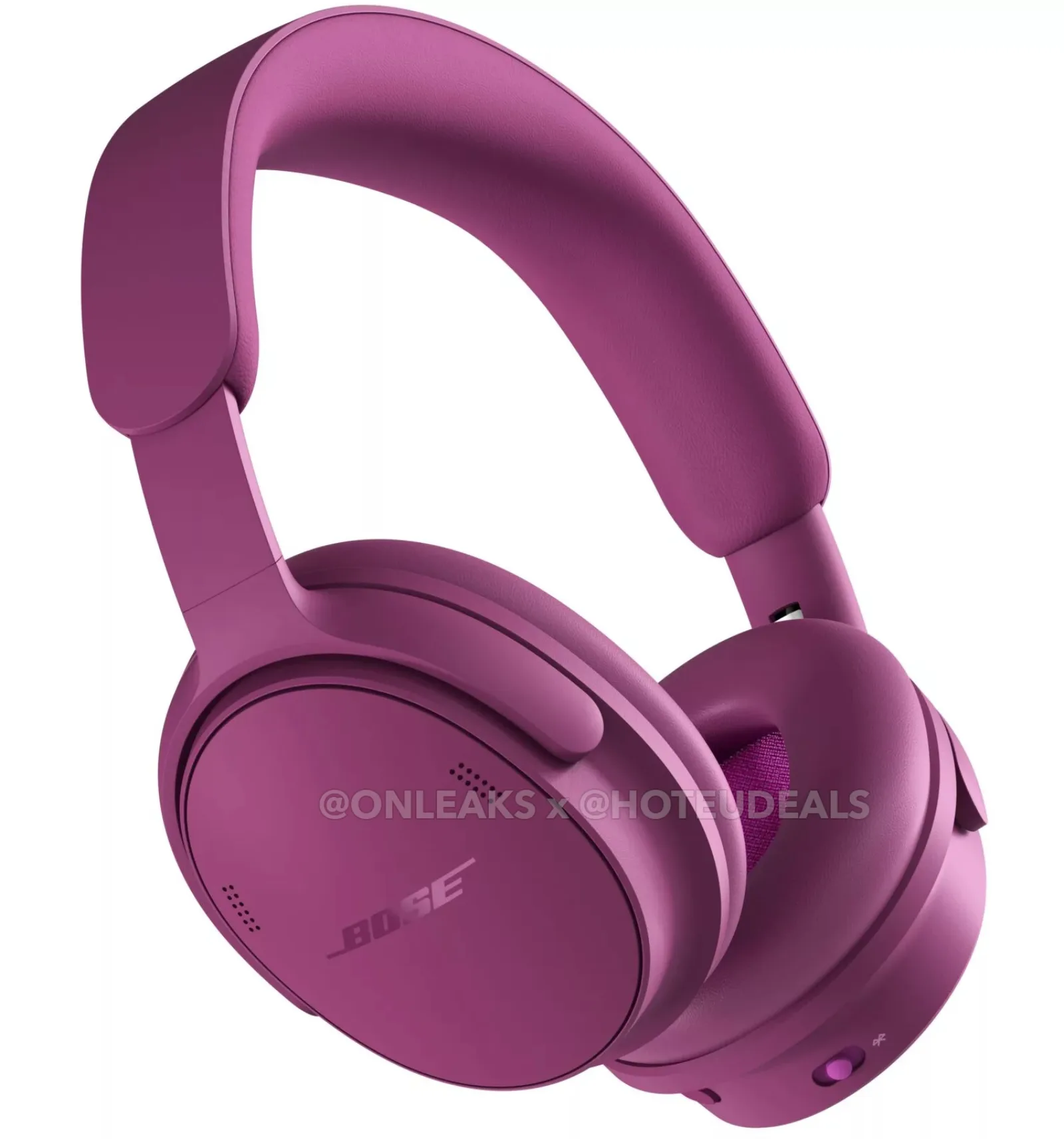 Bose QuietComfort (2nd Gen) in Rosewood Mauve, leaked press render 2 of 8