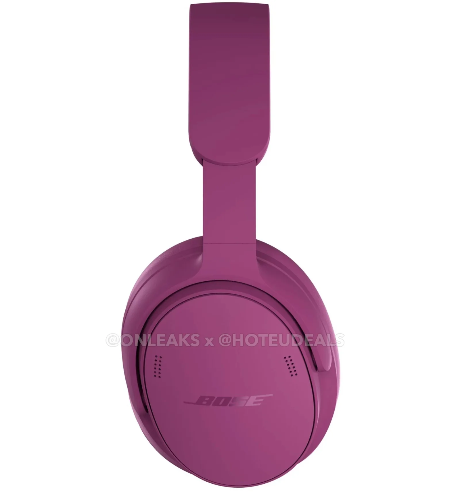 Bose QuietComfort (2nd Gen) in Rosewood Mauve, leaked press render 3 of 8